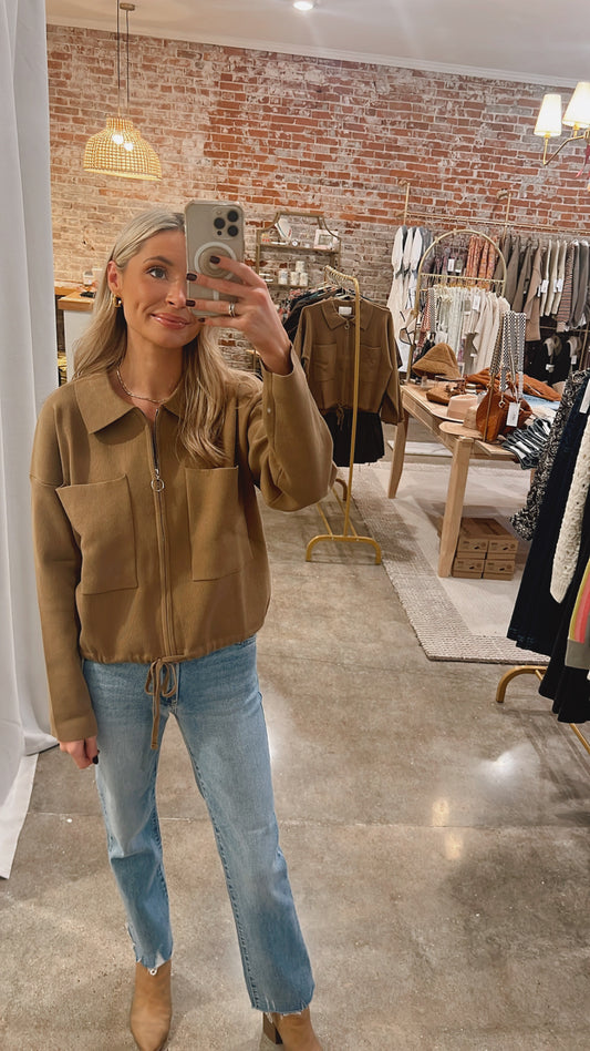 Khaki Perfect Pocket Jacket