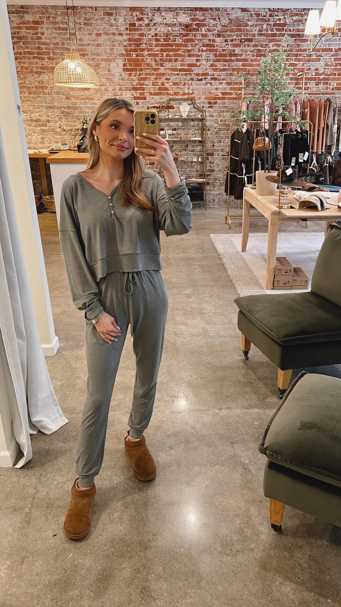 Grey Soft Touch Relax Jogger