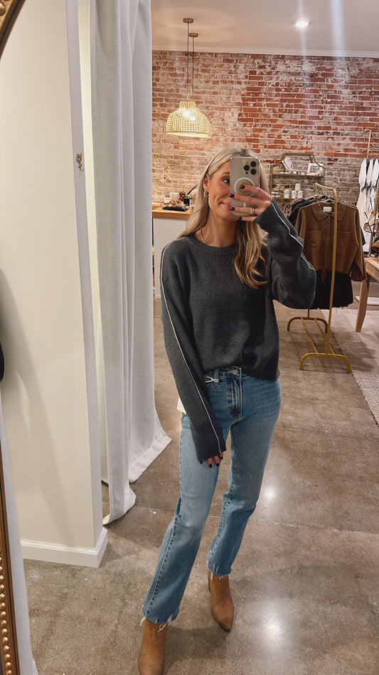 The Charcoal Anna Sweater