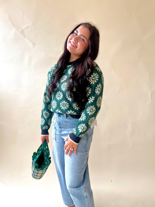 Deep Green Pullover Sweater