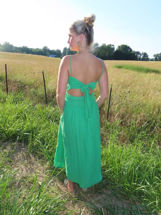 Kelly Green Andrina Dress