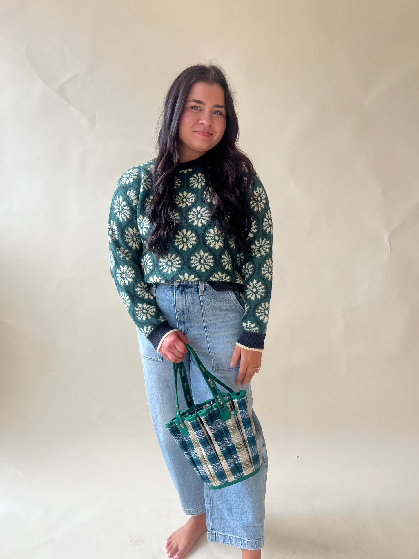 Deep Green Pullover Sweater