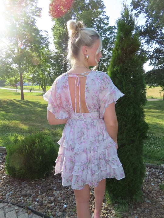 Pink Floral Sydney Dress