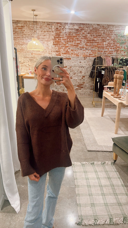 Vino Easy V-Neck Sweater