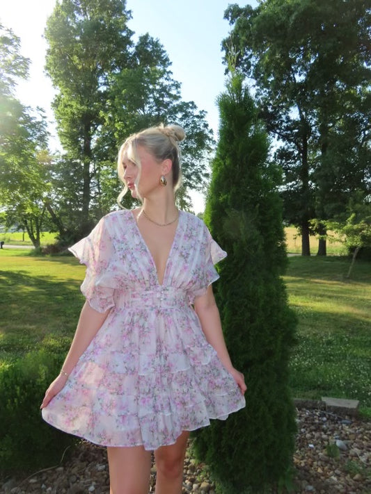 Pink Floral Sydney Dress