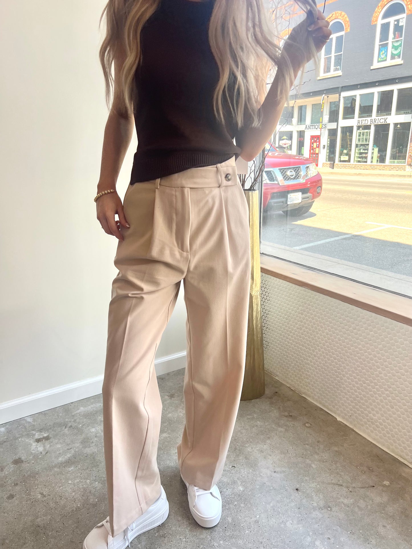 Taupe Trouser