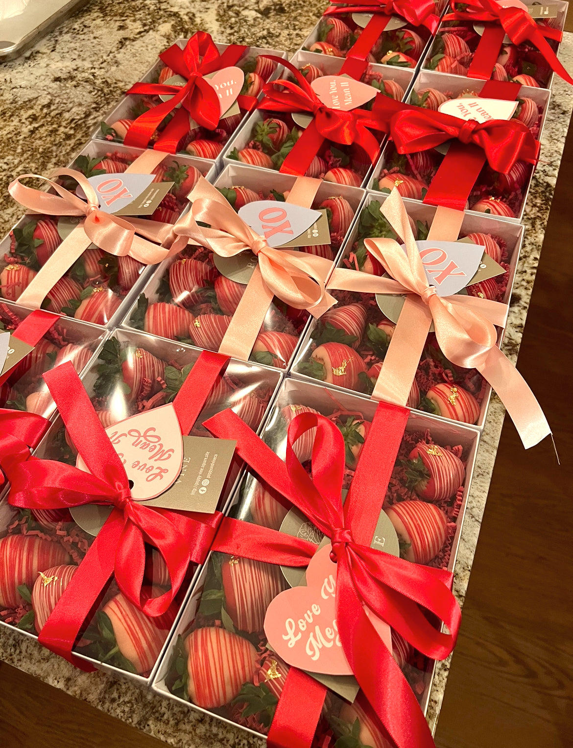 Valentine's Themed Order | (12) Chocolate Covered Strawberries