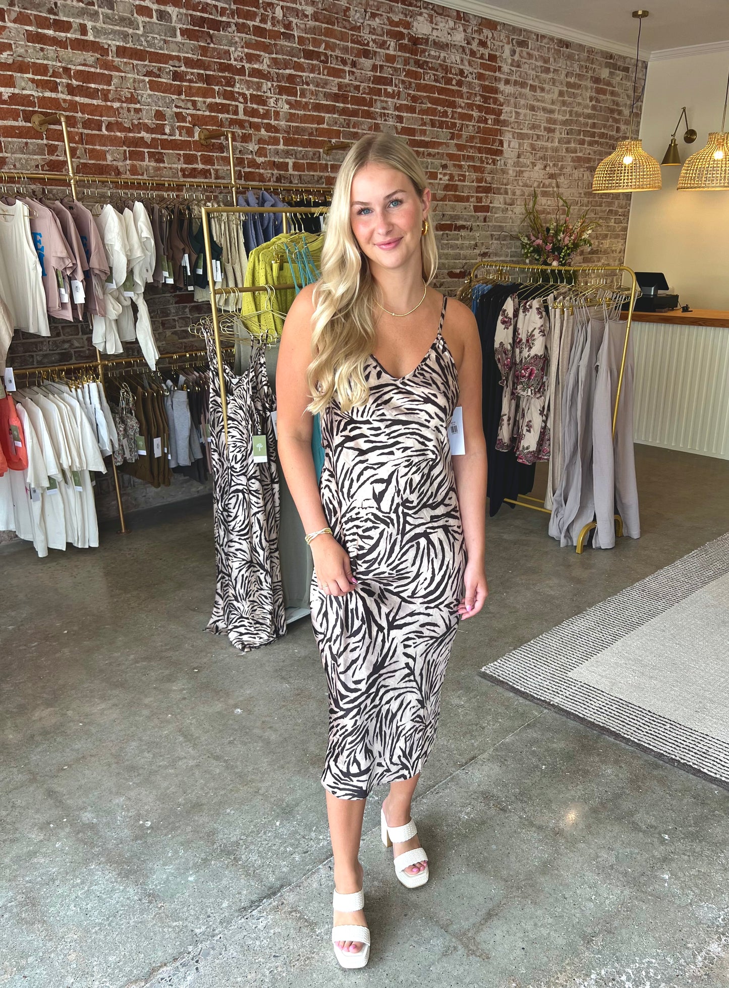 Zee’s Zebra Dress (Ori. $43.00)