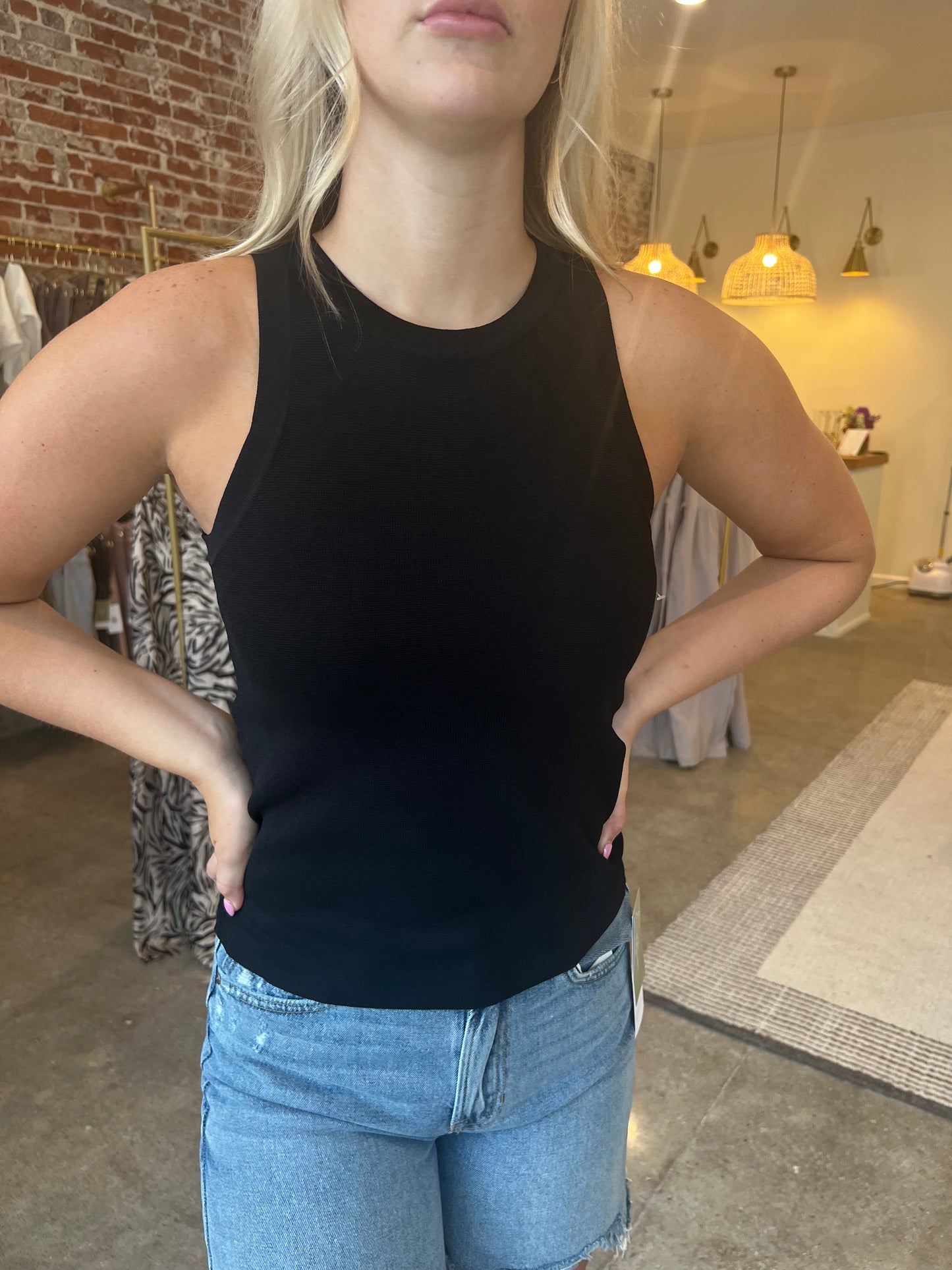 Boston’s Black Tank Top (Ori. $38.99)