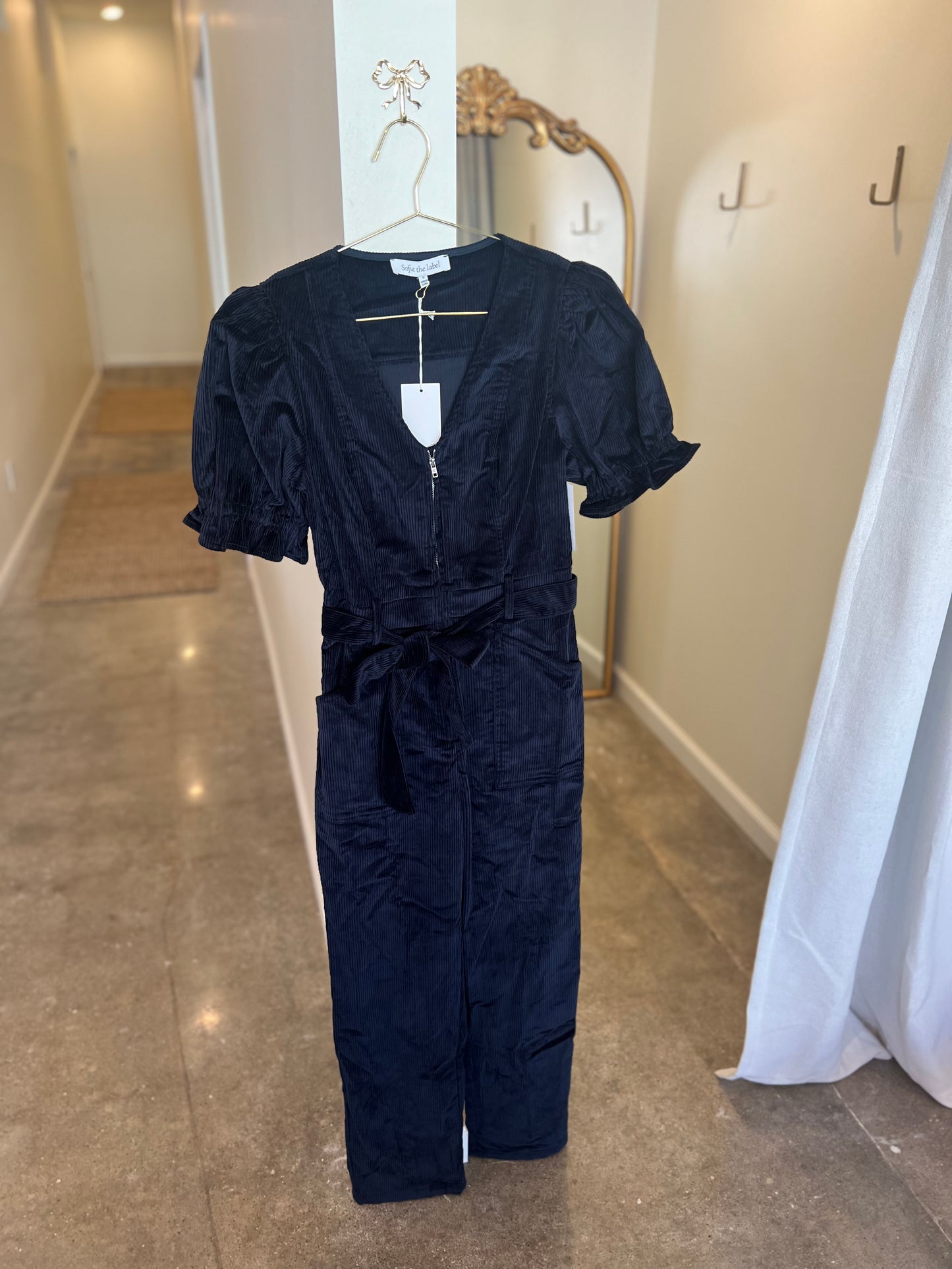 Colleen Denim Corset Jumpsuit