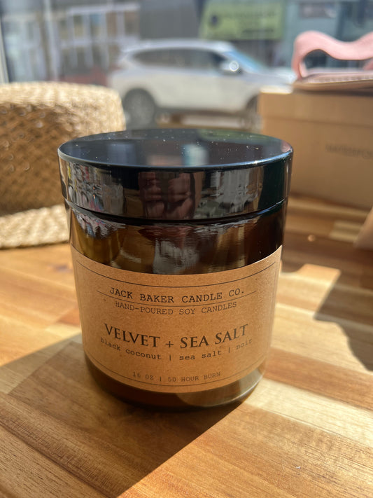 Velvet + Sea Salt Candle ( Origanlly $34.99)