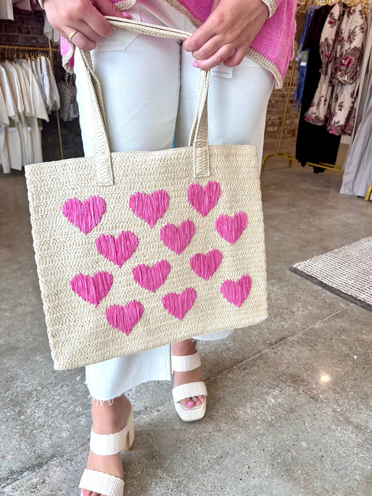 Heart Beach Bag Original. $61.00)